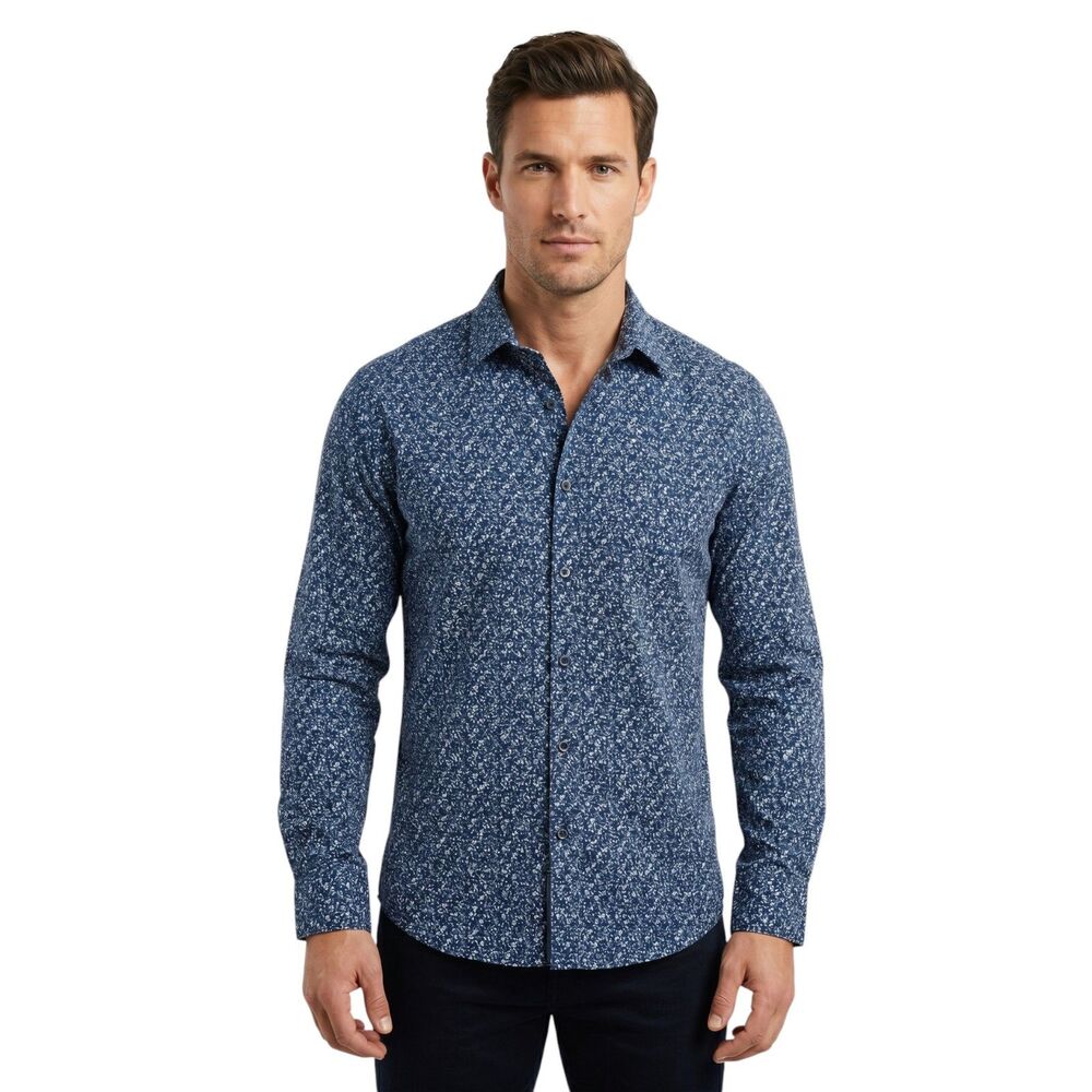 Cactus Men's Floral Slim Fit Large Shirt